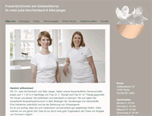 Tablet Screenshot of praxis-suedwestkorso.de